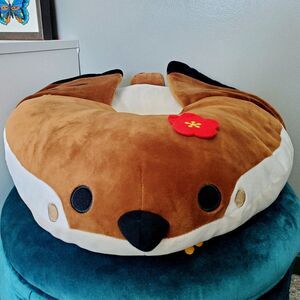 Mochikko Huge Donut Plush 22" Fukufukushima Enaga Chunsake Japan Amuse Tags
